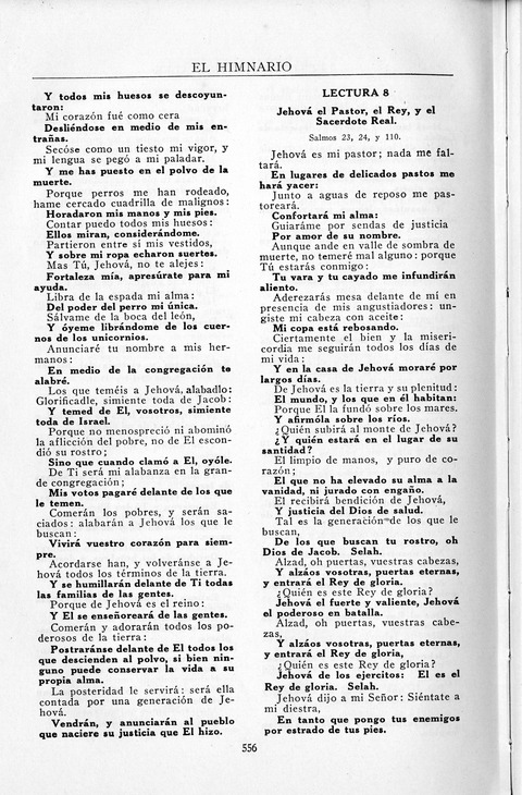 El Himnario para el uso de las Iglesias Evangelicas de Habla Espanola en Todo el Mundo page 556