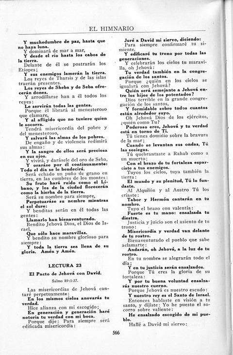 El Himnario para el uso de las Iglesias Evangelicas de Habla Espanola en Todo el Mundo page 567