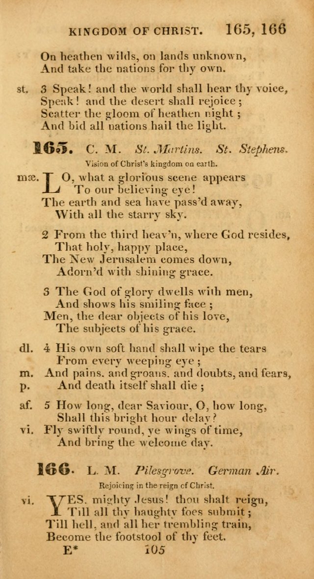 Evangelical Hymns: original and selected: designed for the use of families and private circles; for social prayer meetings, seasons of revival or oother occasions of special interest page 101