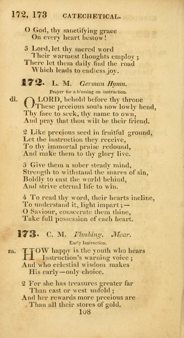 Evangelical Hymns: original and selected: designed for the use of families and private circles; for social prayer meetings, seasons of revival or oother occasions of special interest page 104