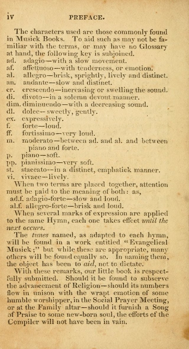 Evangelical Hymns: original and selected: designed for the use of families and private circles; for social prayer meetings, seasons of revival or oother occasions of special interest page 4