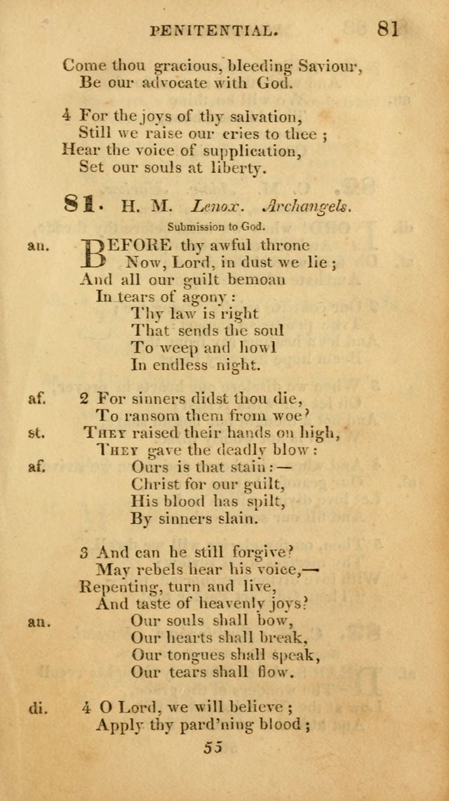 Evangelical Hymns: original and selected: designed for the use of families and private circles; for social prayer meetings, seasons of revival or oother occasions of special interest page 53