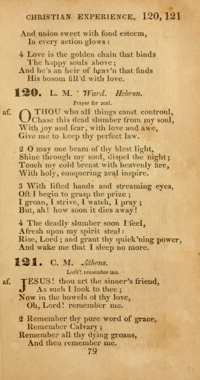 Evangelical Hymns: original and selected: designed for the use of families and private circles; for social prayer meetings, seasons of revival or oother occasions of special interest page 75