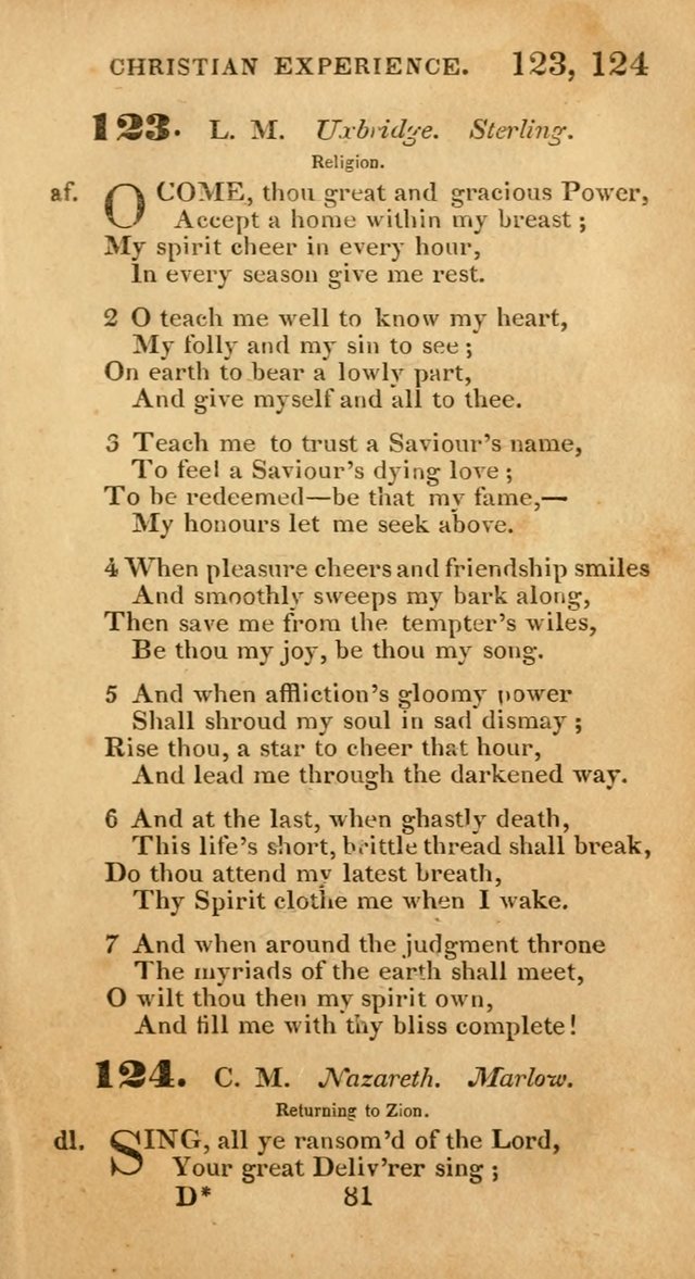 Evangelical Hymns: original and selected: designed for the use of families and private circles; for social prayer meetings, seasons of revival or oother occasions of special interest page 77