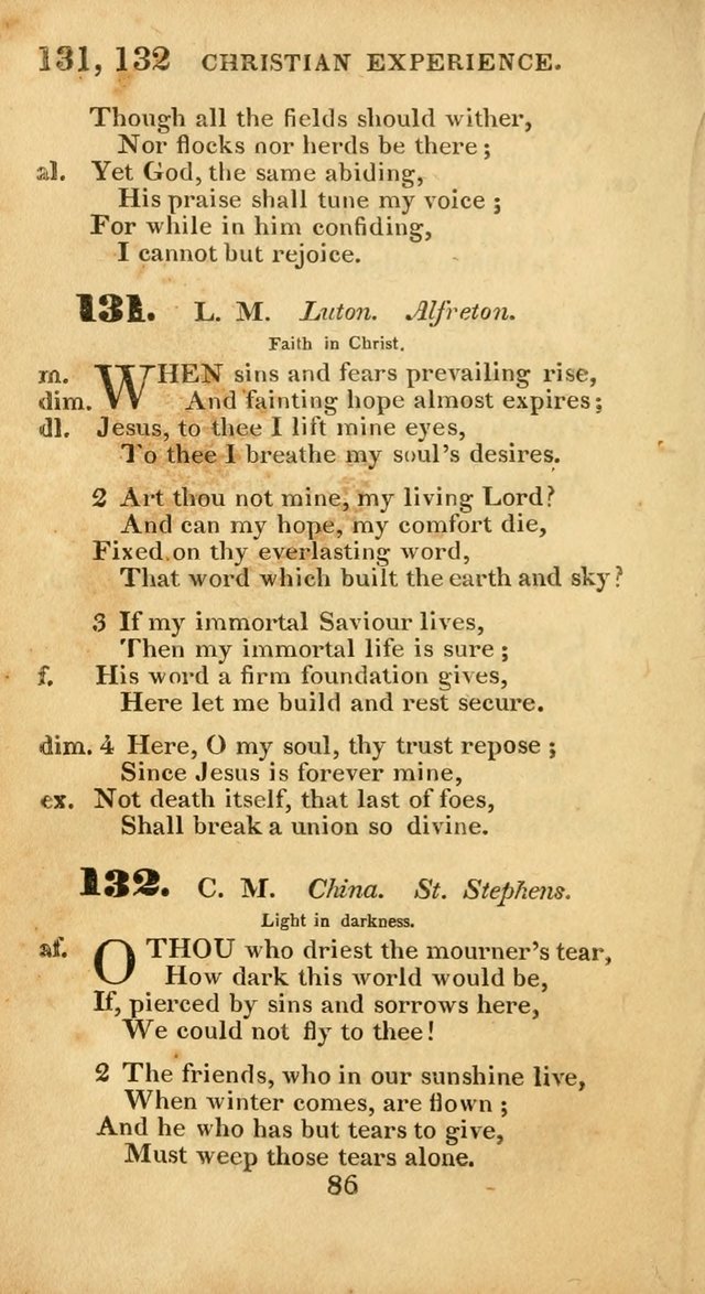 Evangelical Hymns: original and selected: designed for the use of families and private circles; for social prayer meetings, seasons of revival or oother occasions of special interest page 82