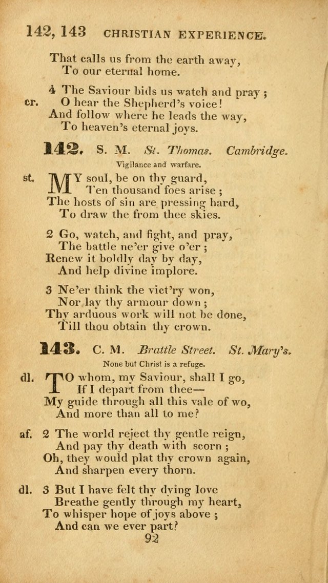 Evangelical Hymns: original and selected: designed for the use of families and private circles; for social prayer meetings, seasons of revival or oother occasions of special interest page 88