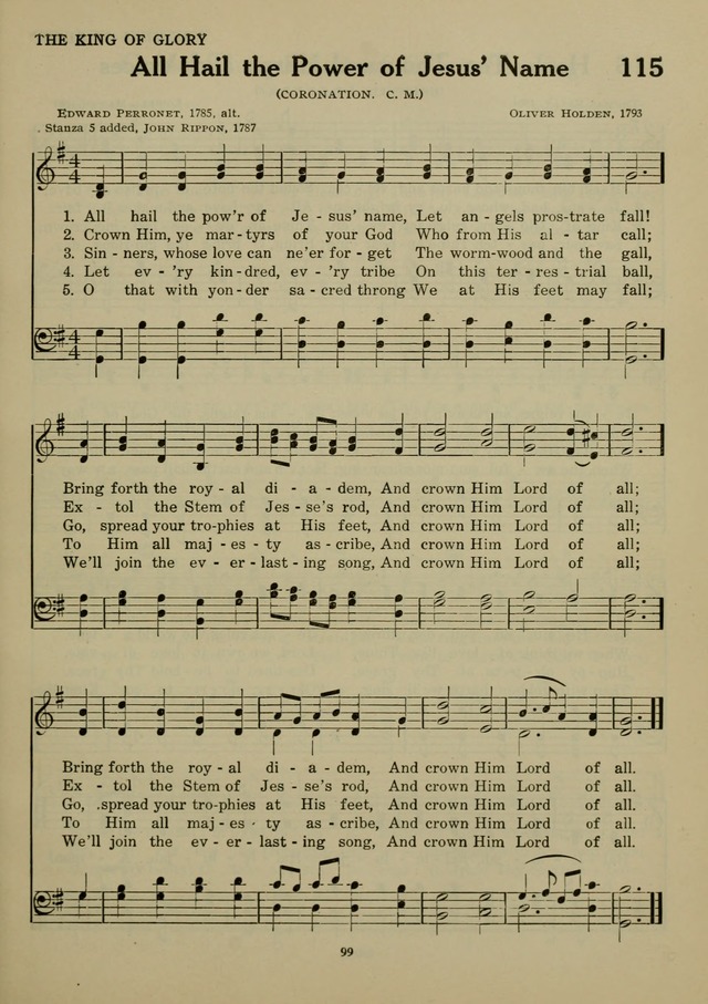 Elmhurst Hymnal: and orders of worship for the Sunday school, young people