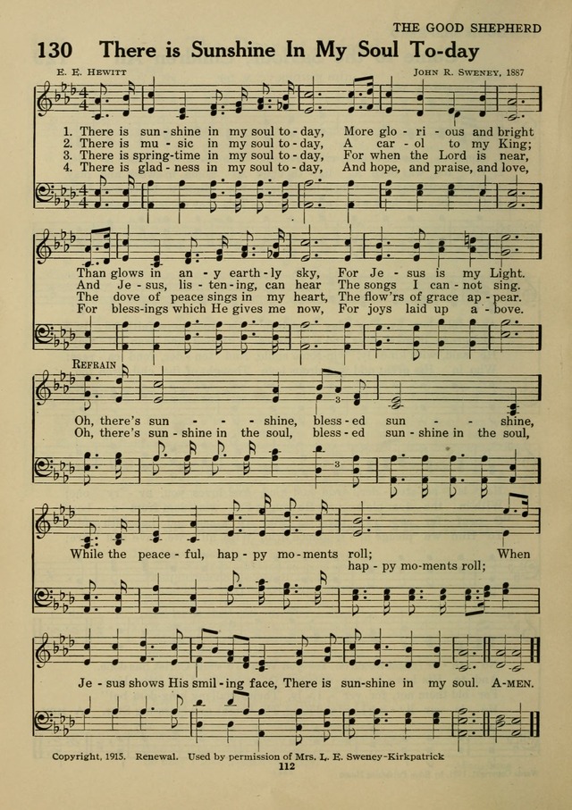 Elmhurst Hymnal: and orders of worship for the Sunday school, young people