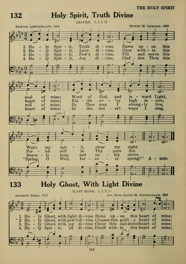 Elmhurst Hymnal: and orders of worship for the Sunday school, young people