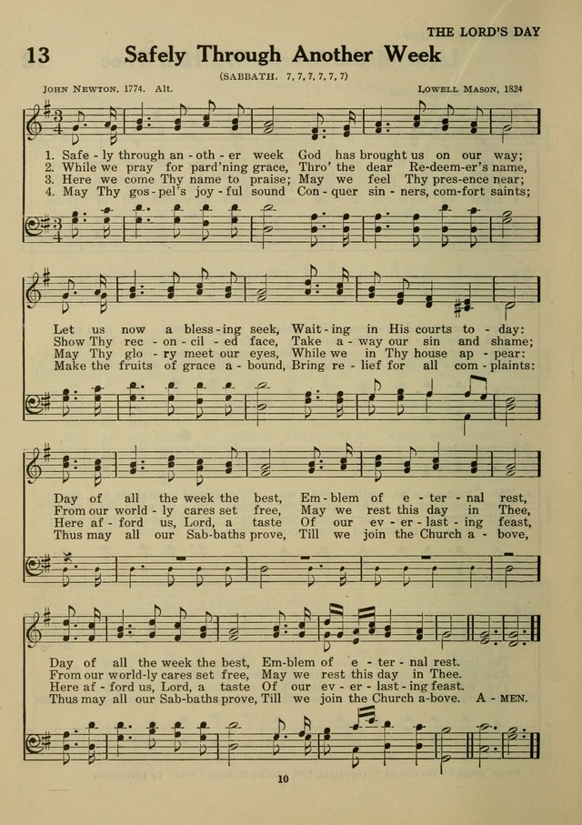 Elmhurst Hymnal: and orders of worship for the Sunday school, young people