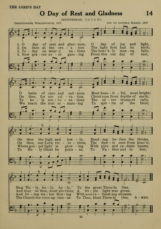 Elmhurst Hymnal: and orders of worship for the Sunday school, young people