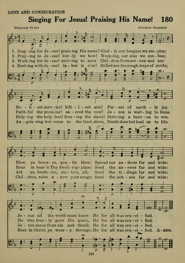 Elmhurst Hymnal: and orders of worship for the Sunday school, young people