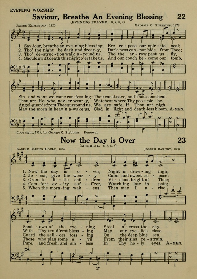 Elmhurst Hymnal: and orders of worship for the Sunday school, young people