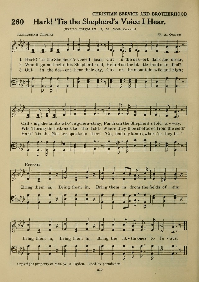 Elmhurst Hymnal: and orders of worship for the Sunday school, young people