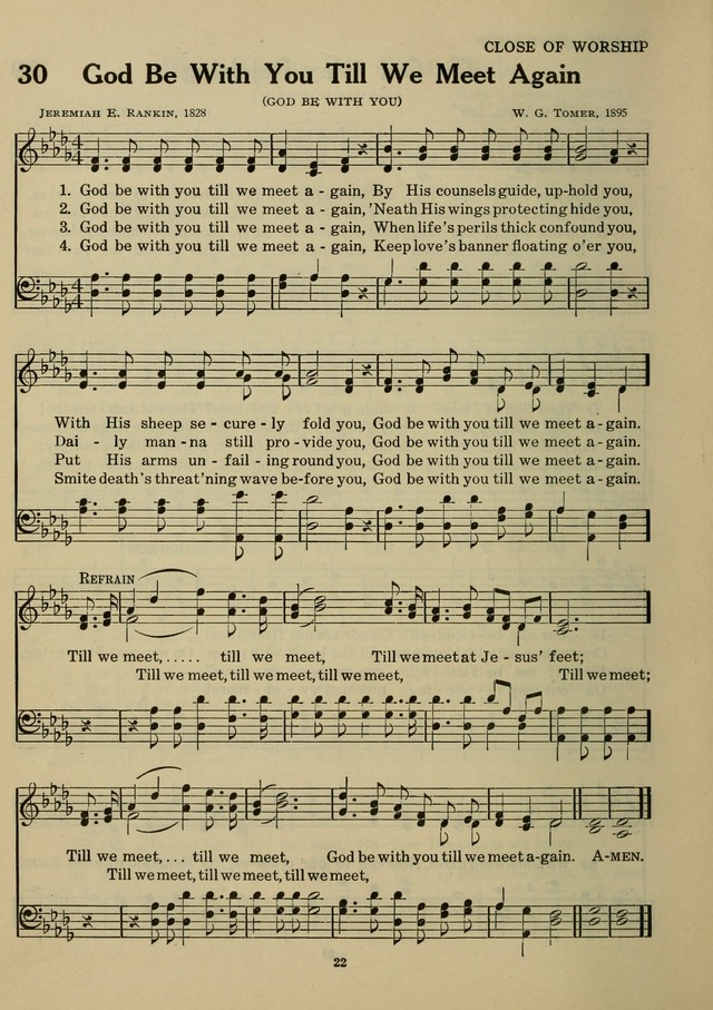 Elmhurst Hymnal: and orders of worship for the Sunday school, young people