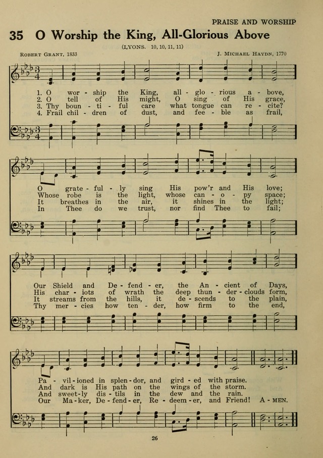 Elmhurst Hymnal: and orders of worship for the Sunday school, young people