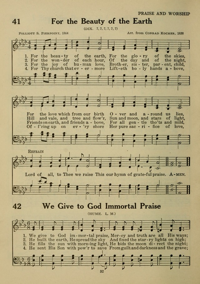 Elmhurst Hymnal: and orders of worship for the Sunday school, young people