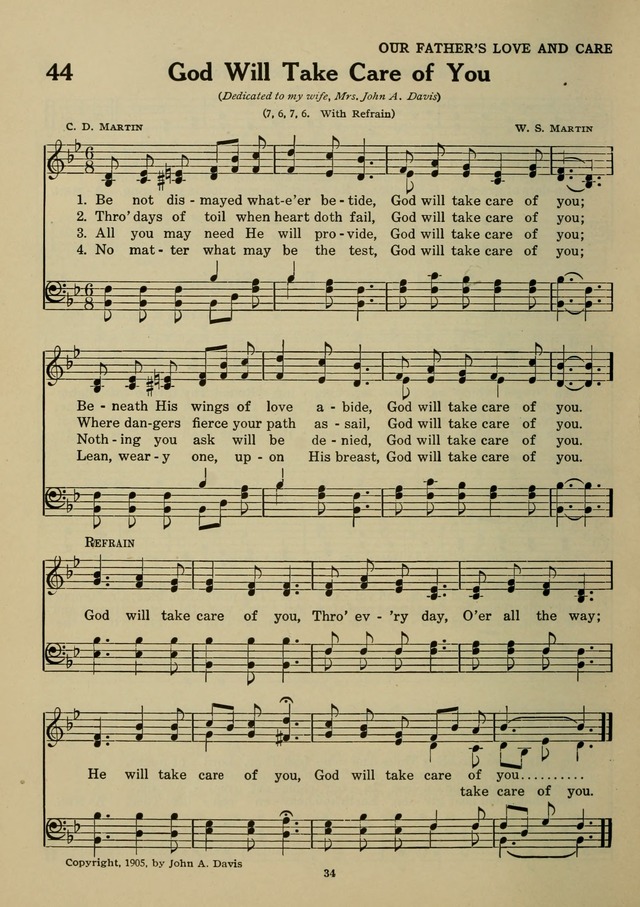 Elmhurst Hymnal: and orders of worship for the Sunday school, young people