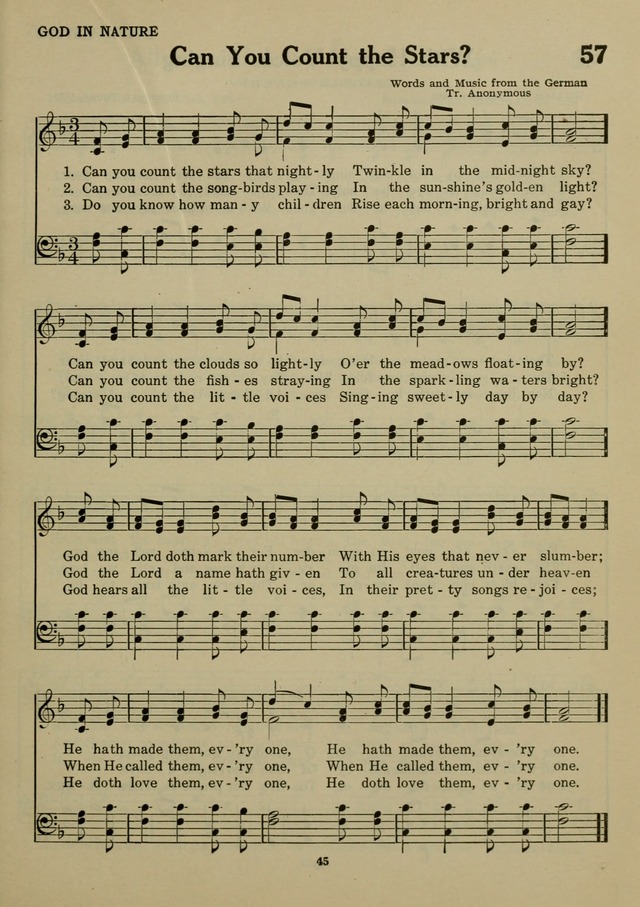 Elmhurst Hymnal: and orders of worship for the Sunday school, young people