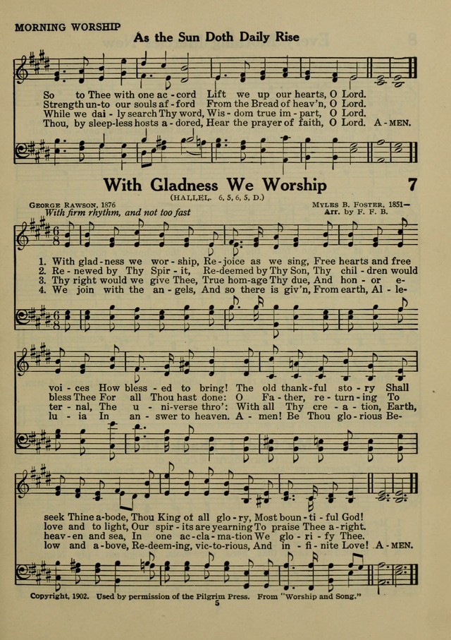 Elmhurst Hymnal: and orders of worship for the Sunday school, young people