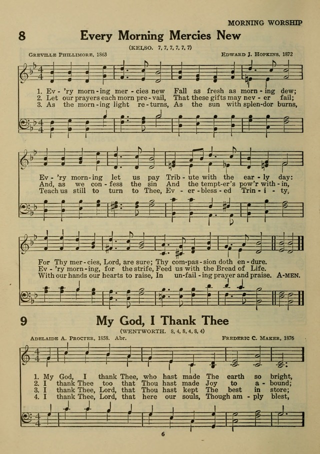 Elmhurst Hymnal: and orders of worship for the Sunday school, young people