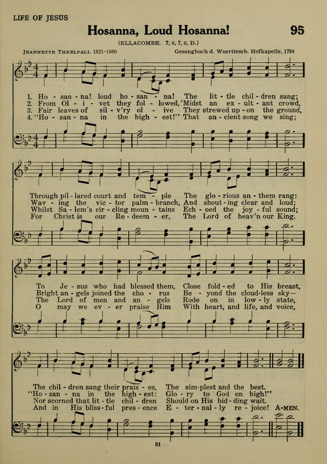 Elmhurst Hymnal: and orders of worship for the Sunday school, young people