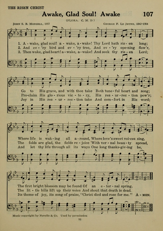 Elmhurst Hymnal: and orders of worship for the Sunday school, young people