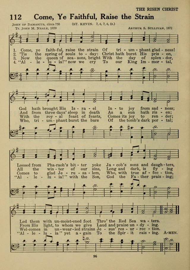 Elmhurst Hymnal: and orders of worship for the Sunday school, young people