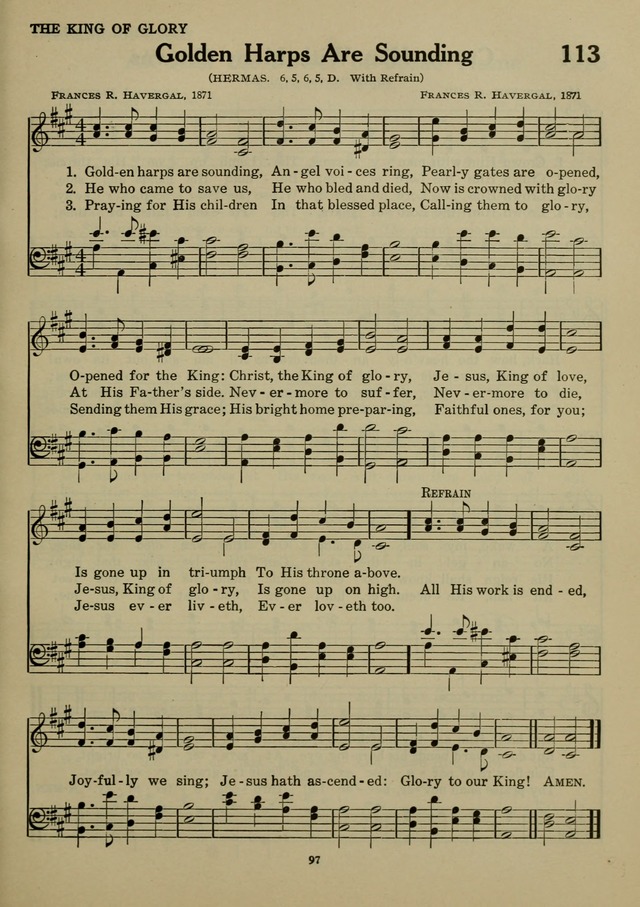 Elmhurst Hymnal: and orders of worship for the Sunday school, young people