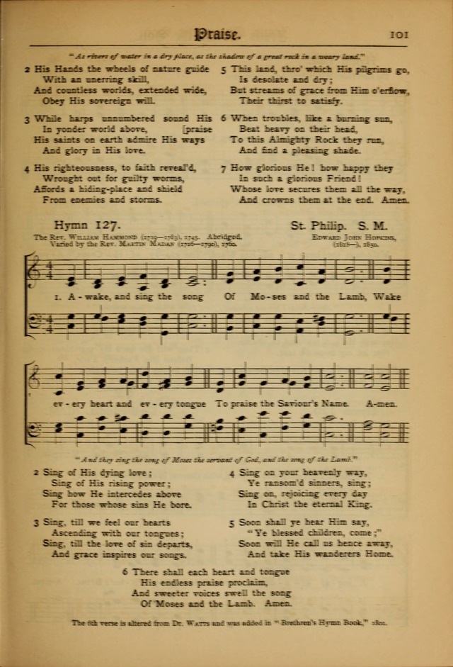 The Evangelical Hymnal with Tunes page 103