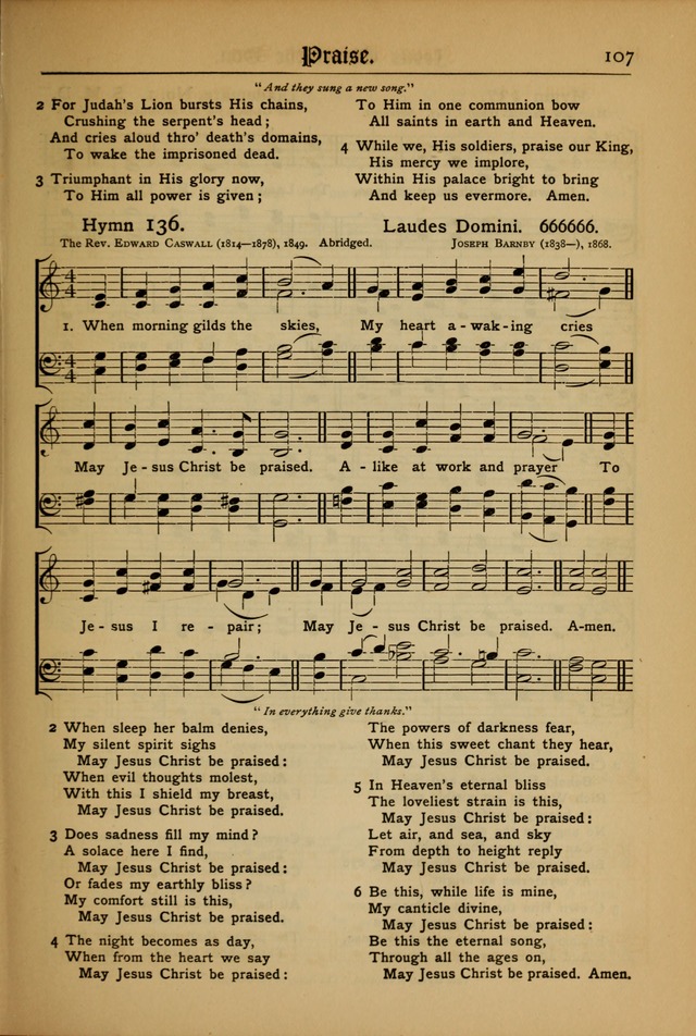 The Evangelical Hymnal with Tunes page 109