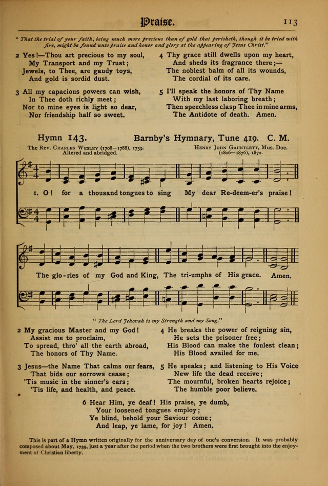 The Evangelical Hymnal with Tunes page 115