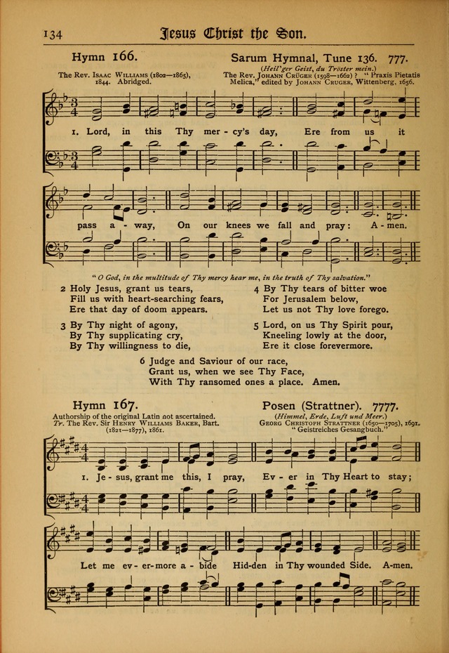 The Evangelical Hymnal with Tunes page 136