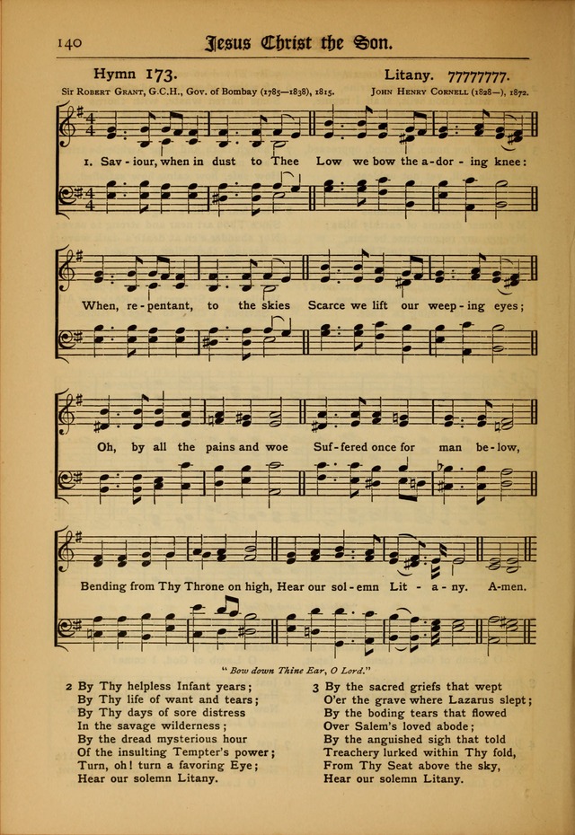 The Evangelical Hymnal with Tunes page 142