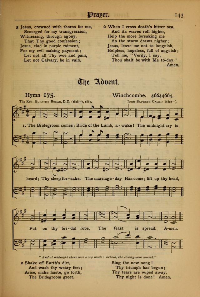 The Evangelical Hymnal with Tunes page 145