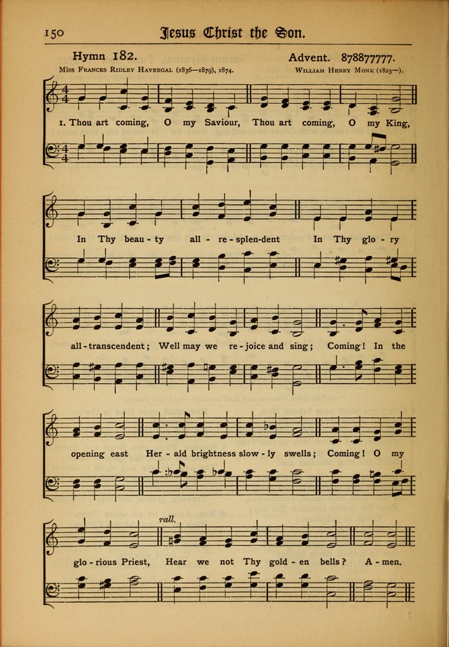 The Evangelical Hymnal with Tunes page 152