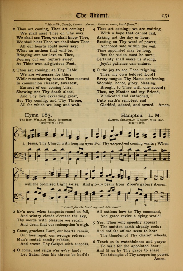 The Evangelical Hymnal with Tunes page 153