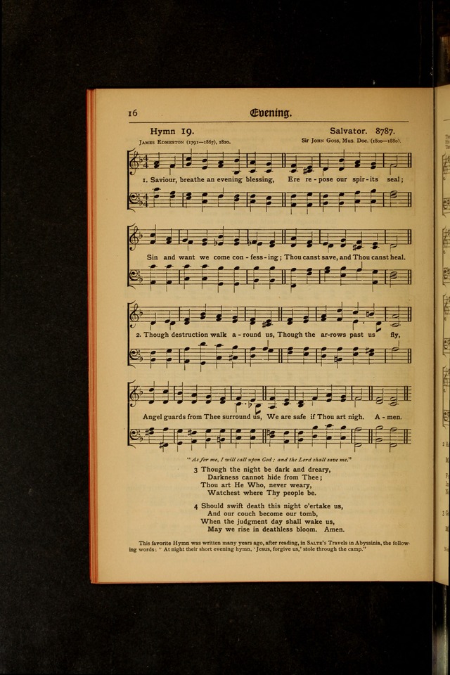 The Evangelical Hymnal with Tunes page 18