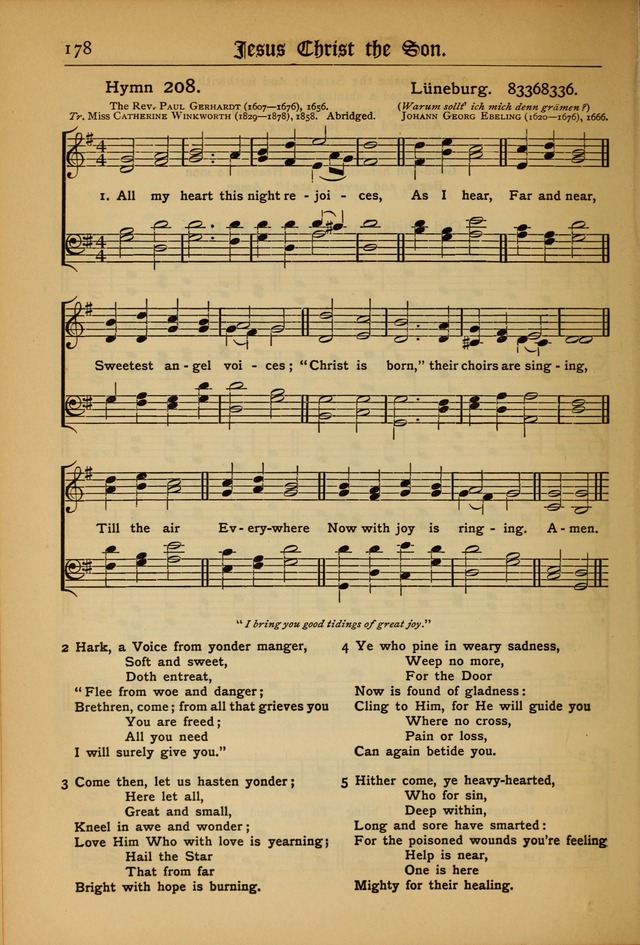 The Evangelical Hymnal with Tunes page 182