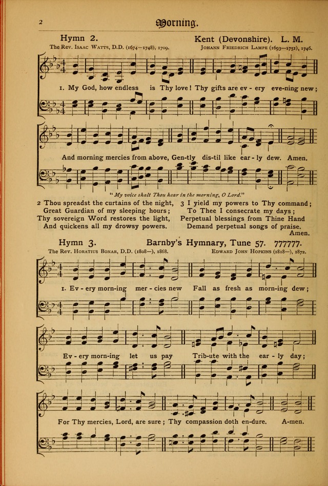 The Evangelical Hymnal with Tunes page 2