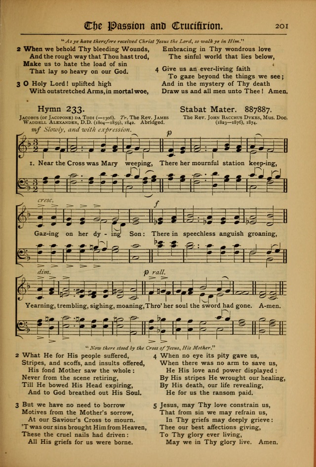 The Evangelical Hymnal with Tunes page 205