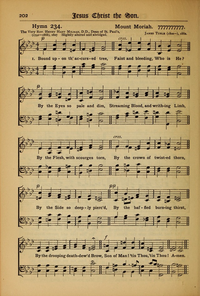 The Evangelical Hymnal with Tunes page 206