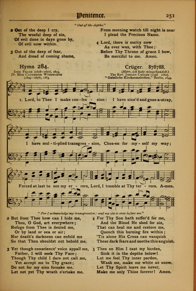 The Evangelical Hymnal with Tunes page 255