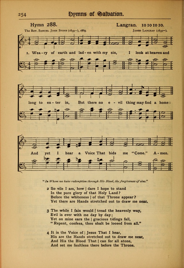 The Evangelical Hymnal with Tunes page 258