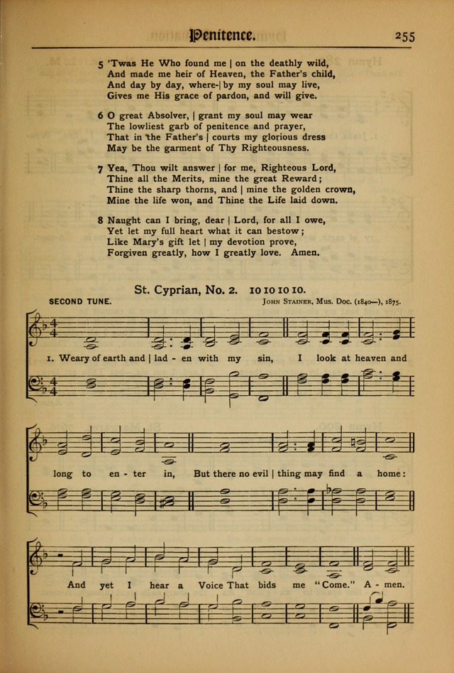 The Evangelical Hymnal with Tunes page 259