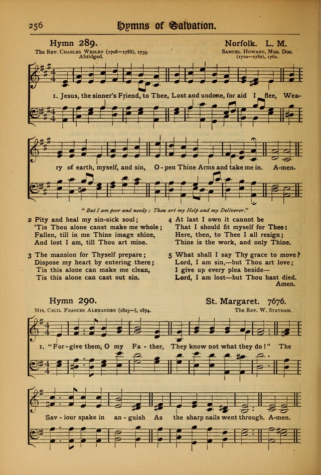 The Evangelical Hymnal with Tunes page 260