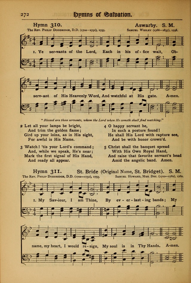 The Evangelical Hymnal with Tunes page 276