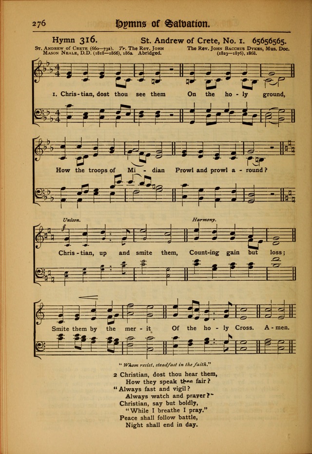 The Evangelical Hymnal with Tunes page 280