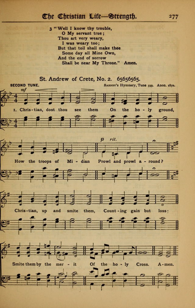 The Evangelical Hymnal with Tunes page 281