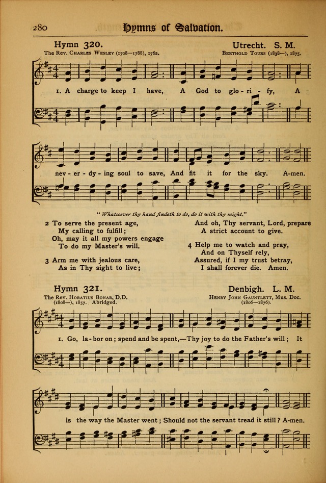 The Evangelical Hymnal with Tunes page 284